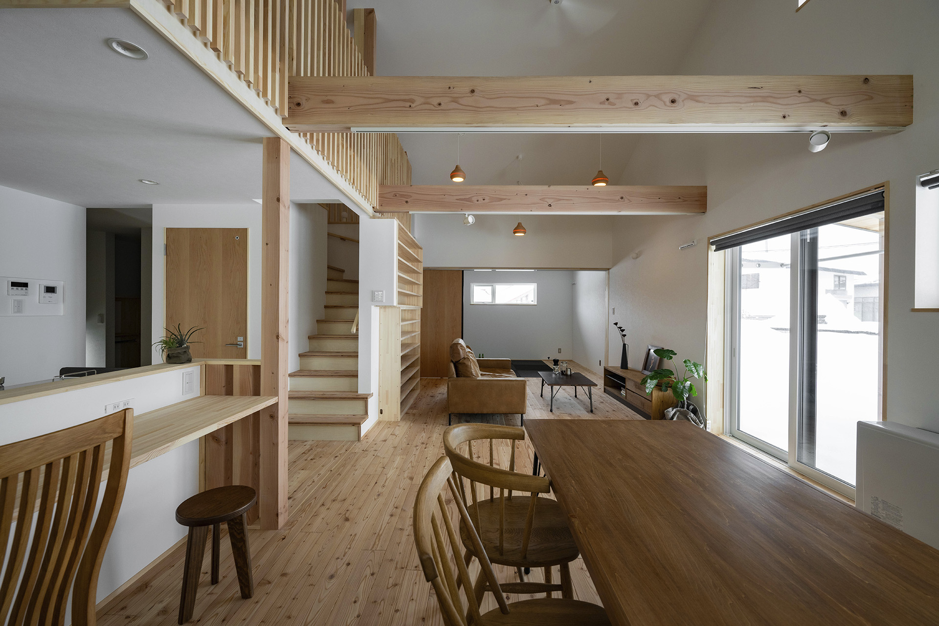 自然素材の木の家