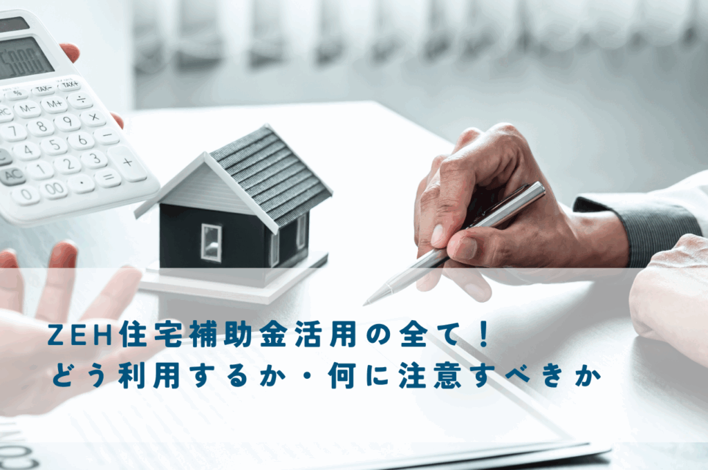 ZEH住宅補助金活用の全て！どう利用するか・何に注意すべきか